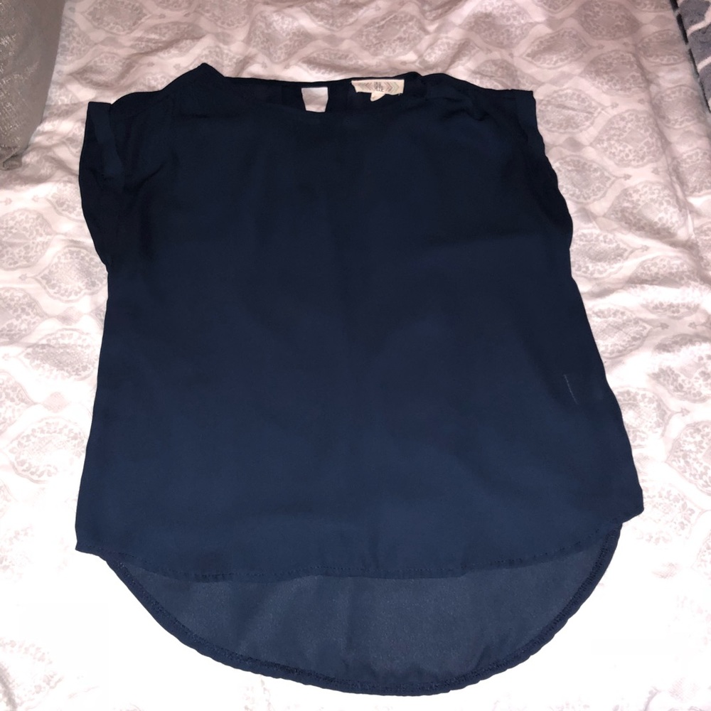 Navy blue blouse